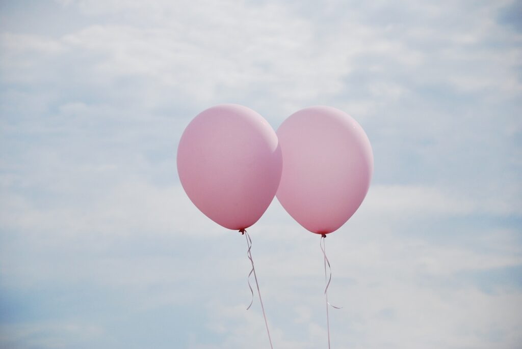 Luftballons Himmel Ex-Freundin hat mir nicht zum Geburtstag gratuliert