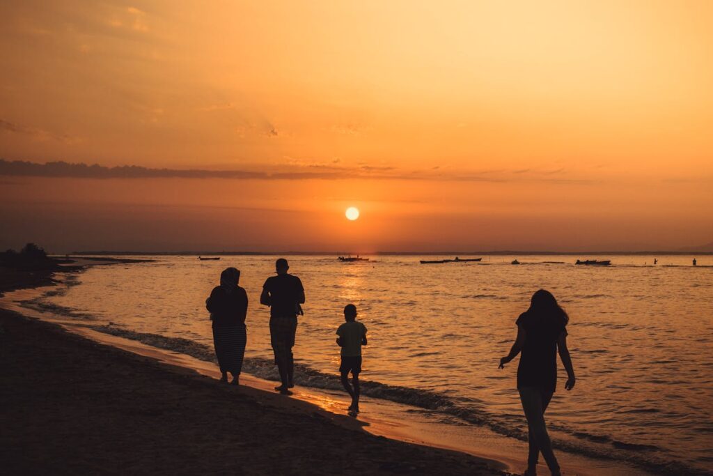 Familie Sonne Strand Meer Familienwerte in Usbekistan erklärt