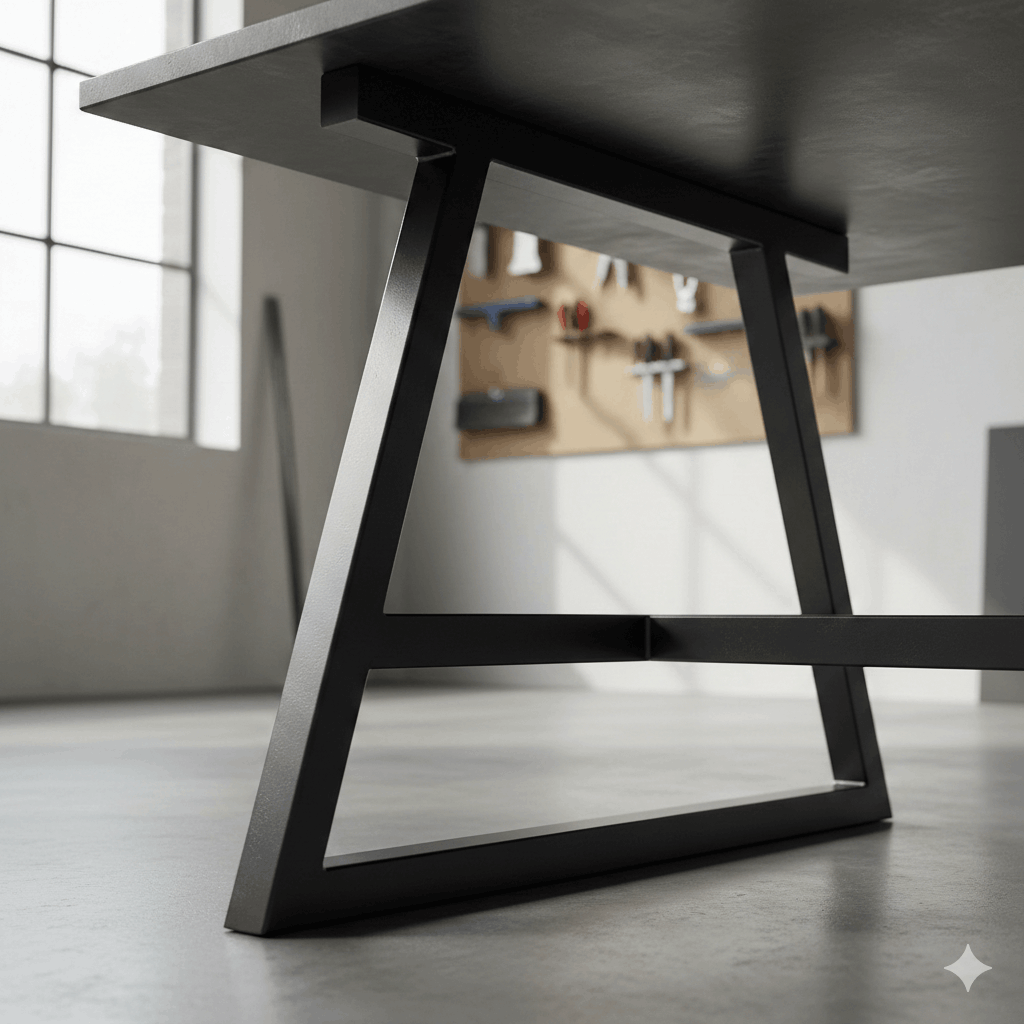 Selber bauen statt perfekt kaufen Was uns ein Tischgestell über Kreativität und Lernen lehren kann