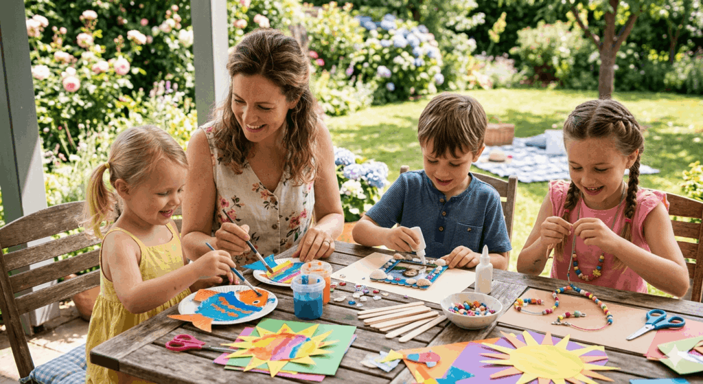 Mit den Kindern basteln Sommer-Ideen 2026